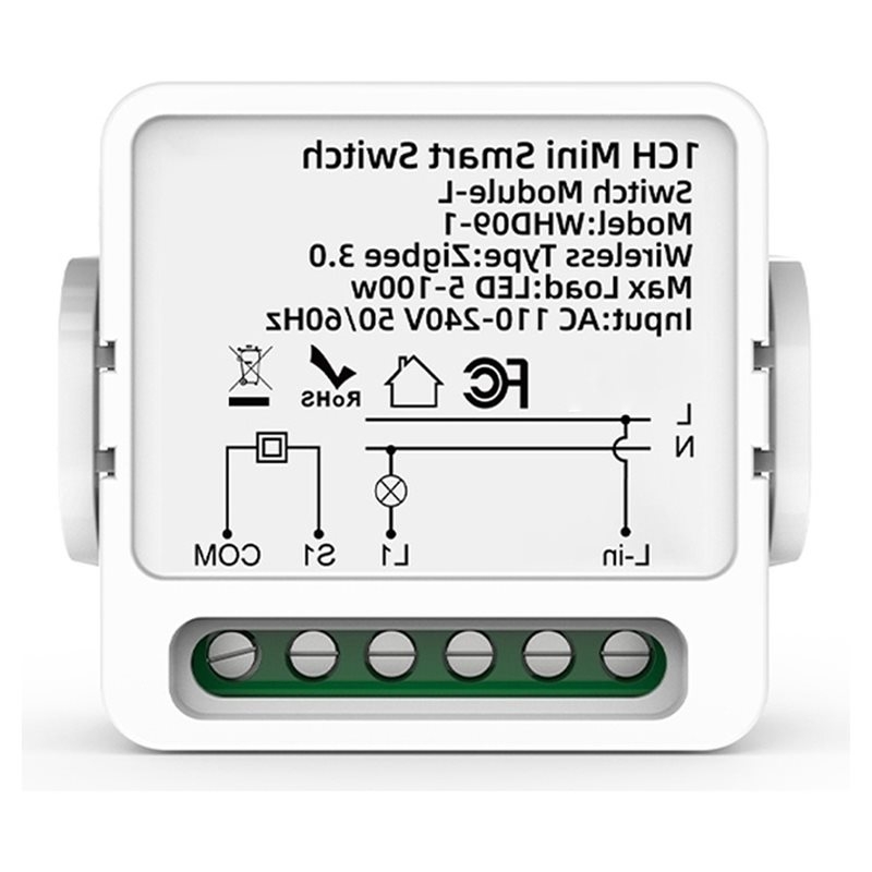 Smart Home Life - T21C Voice Control Compatible No Neutral