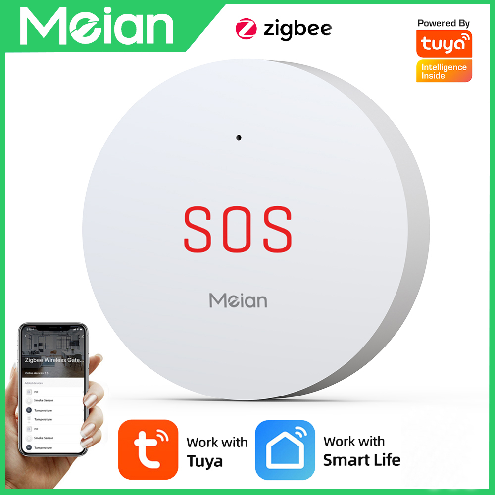 Smart Home Full System - Meian Zigbee Tuya SOS Emergency Button