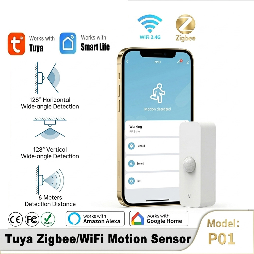 Smart Home Wiser - Smart PIR Motion Sensor WiFi Zigbee