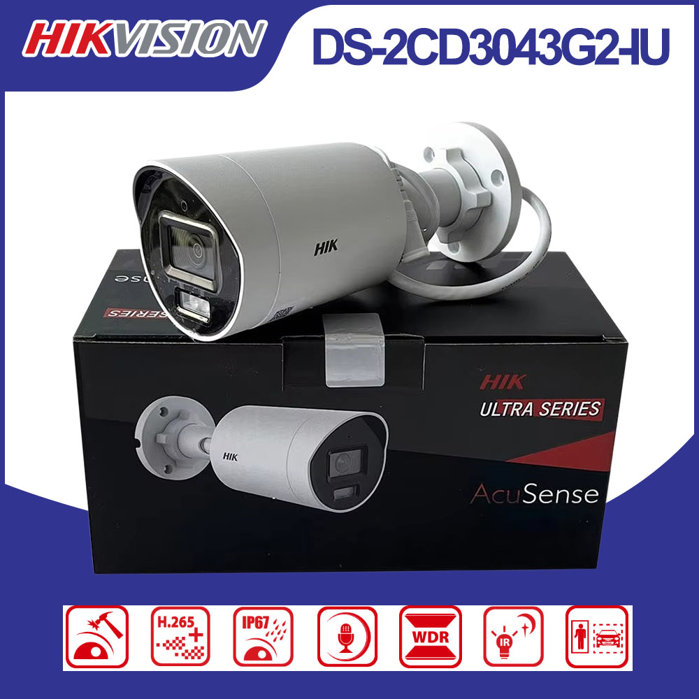 Smart Home Hikvision - Hikvision DS-2CD3043G2-IU 4MP Ultra Series Smart