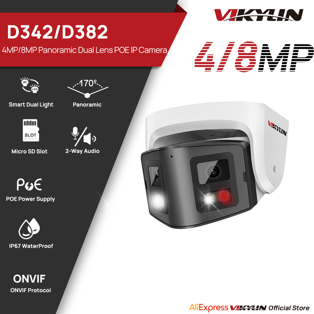 Vikylin Panoramic 4/8MP Dual L - Smart Home Hikvision review and price