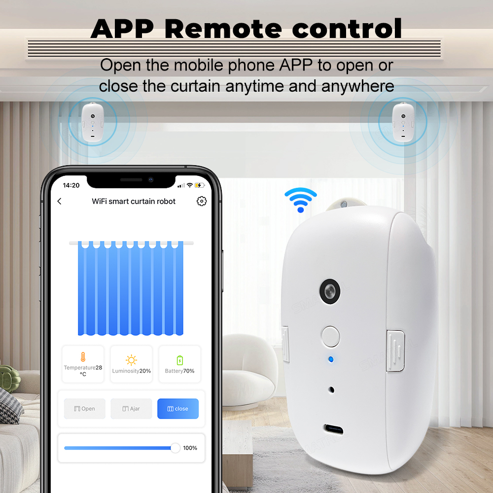 Tuya Smart Curtain Motor Bt Vo - Smart Curtain Robot review and price
