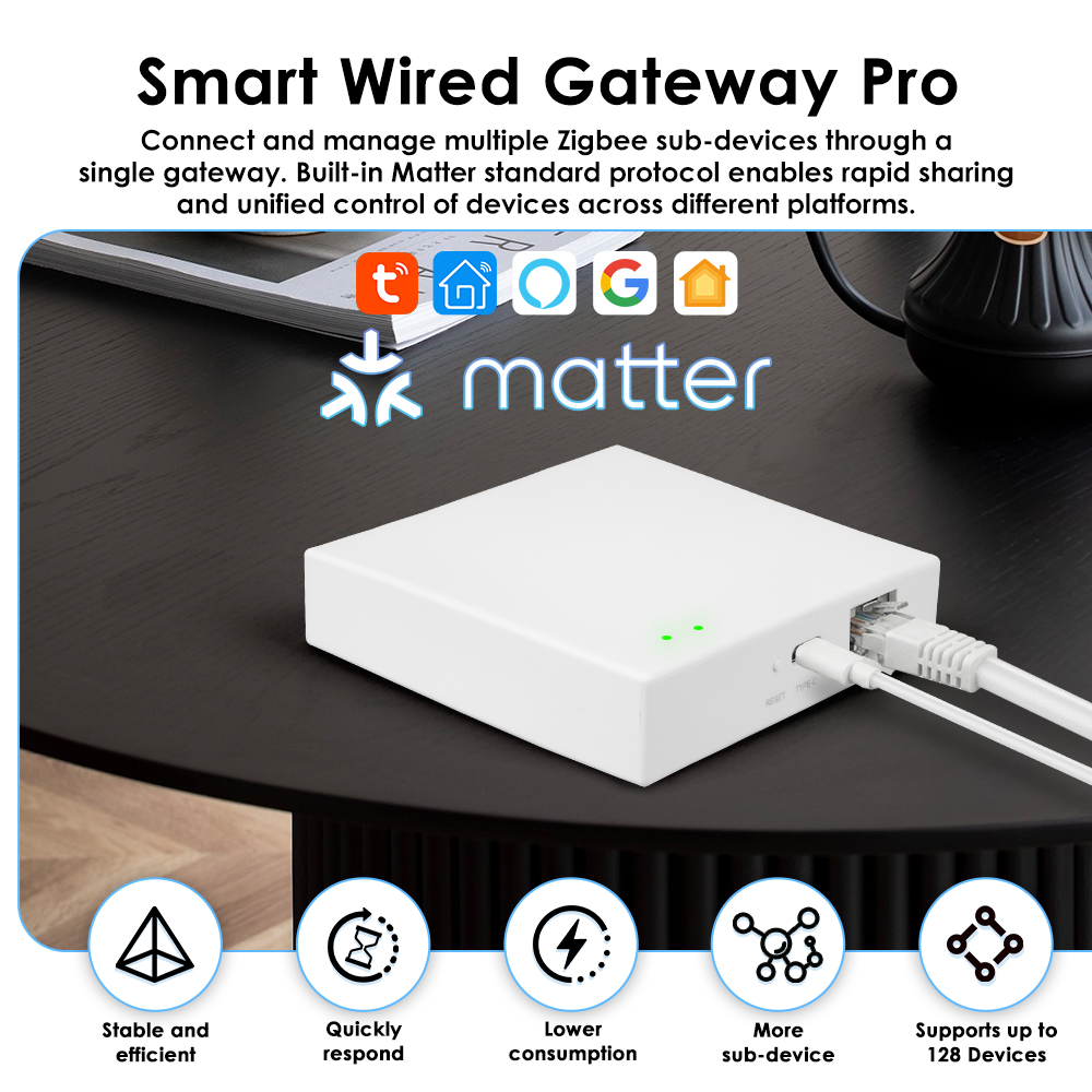 Tuya Zigbee Matter Wired Gatew - Smart Home Offline System review and price