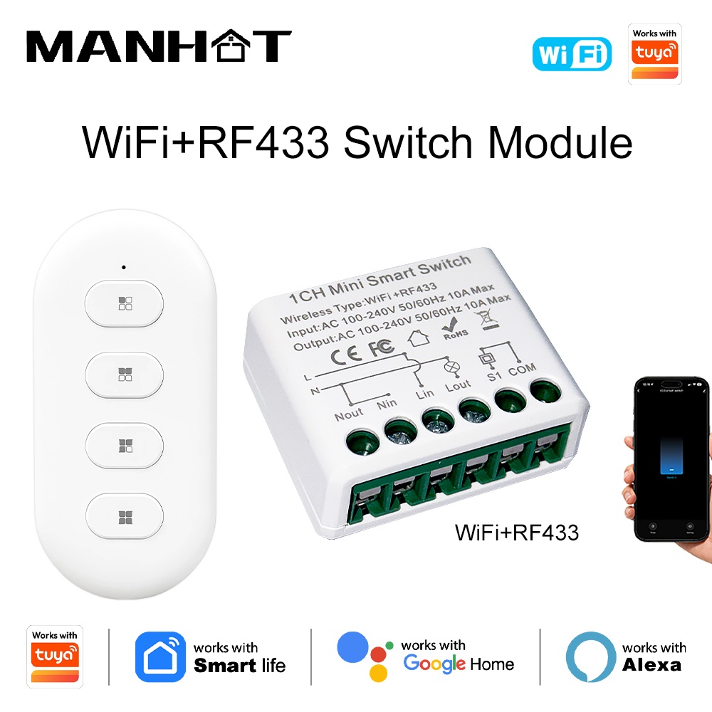 For Tuya WIFI 10A Smart Light  - Smart Home Lighting Control review and price