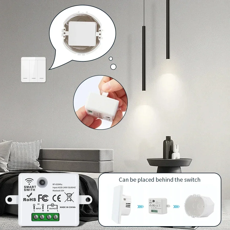 RF 433MHz Wireless Remote Cont - Smart Home Lighting Control review and price