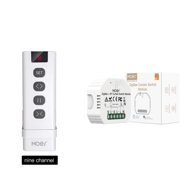 MOES ZigBee Smart RF433 Curtai - Smart Home Blinds review and price