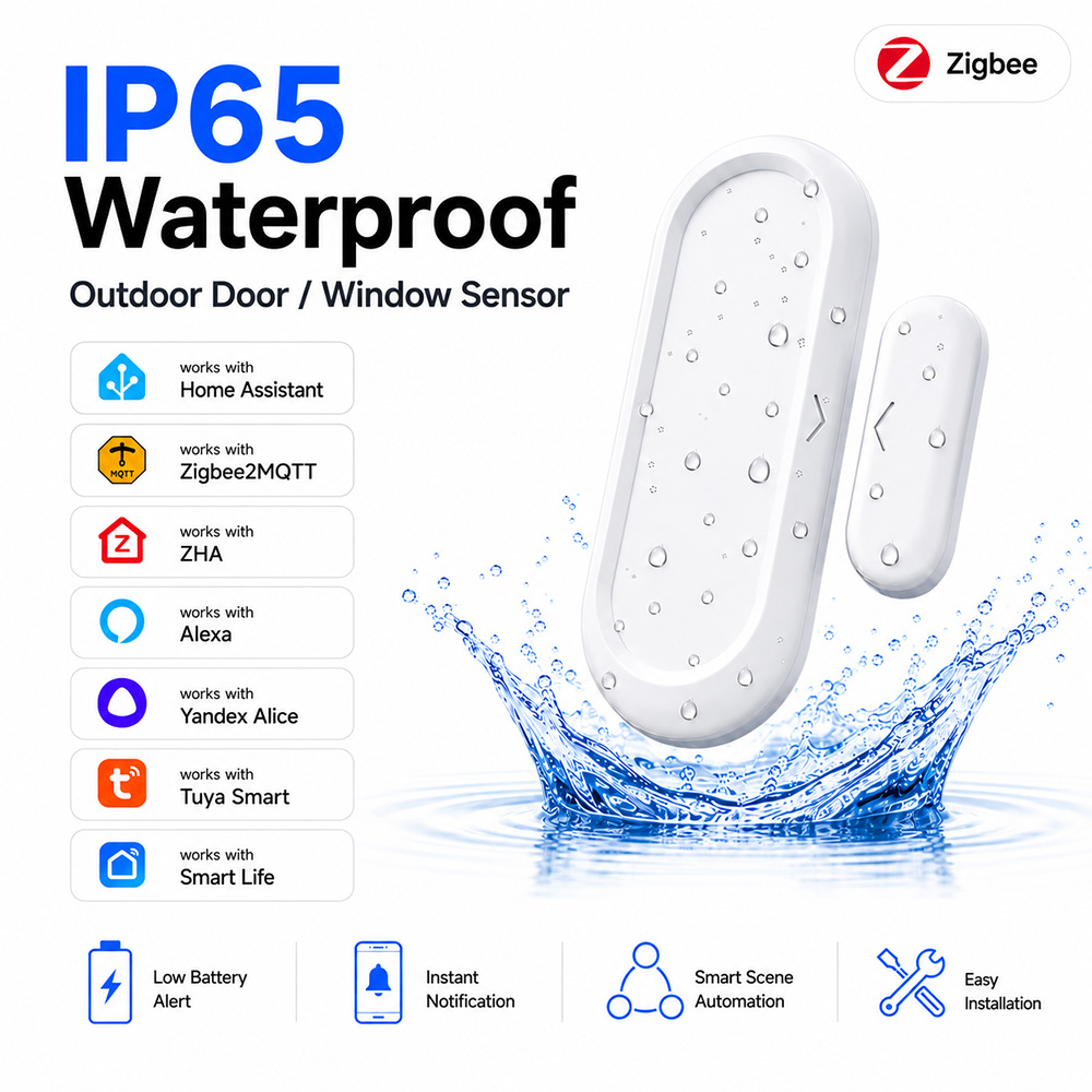 Waterproof Door Window Sensor  - Smart Home Zigbee 3.0 review and price