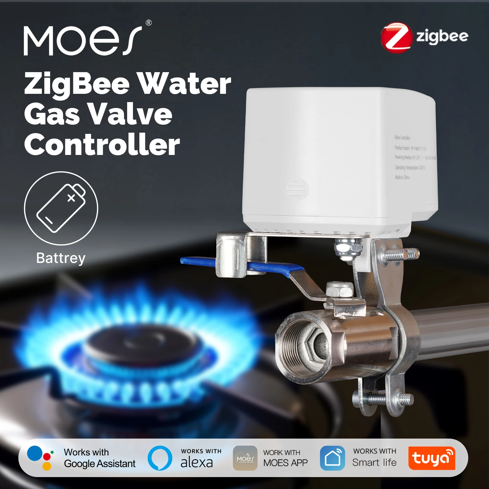 MOES Tuya ZigBee Smart Battery - Smart Curtain Robot review and price