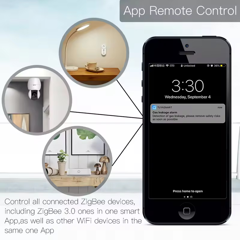 Moes Tuya ZigBee 3.0 Smart Gat - Smart Home Zigbee 3.0 review and price