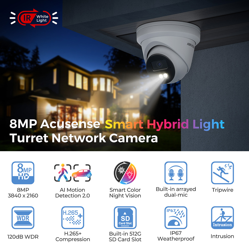 Hikvision 4K Smart Hybrid Ligh - Smart Home Hikvision review and price