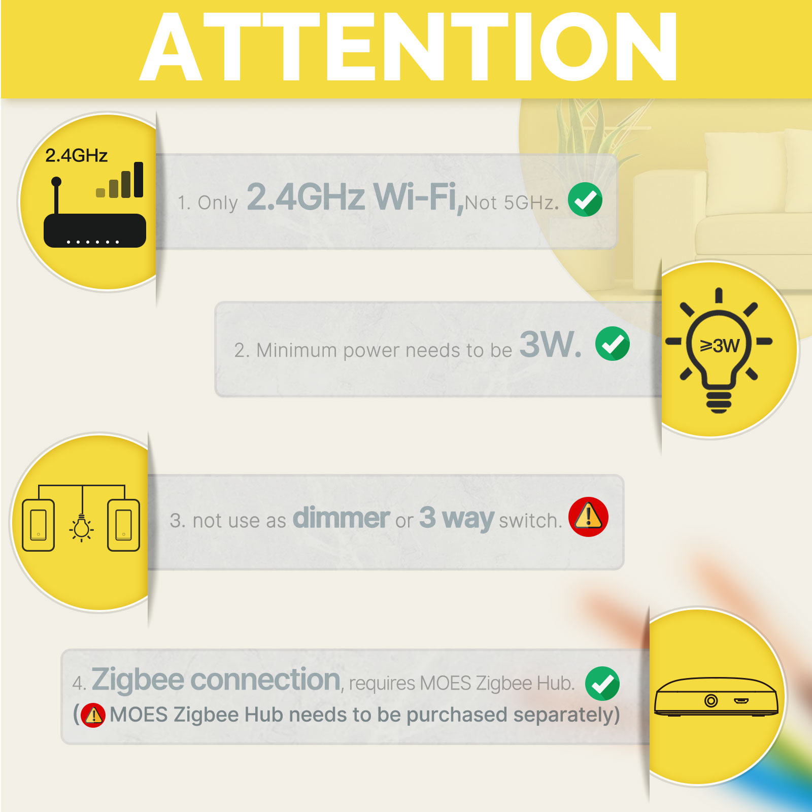 MOES US Standard Zigbee Smart  - Smart Home Lighting Control review and price