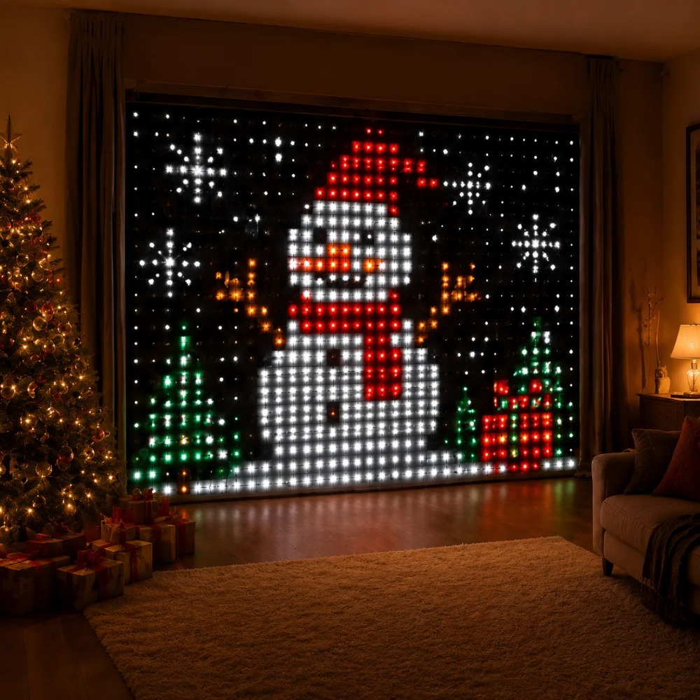 LED Pixel Curtain Lights Bluet - Smart Home Lighting Control review and price