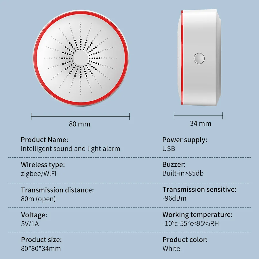Tuya WiFi ZigBee Smart Alarm S - Smart Home Full System review and price