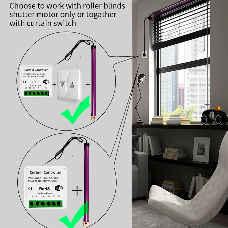 Wifi Smart Curtain Switch Modu - Smart Home Blinds review and price