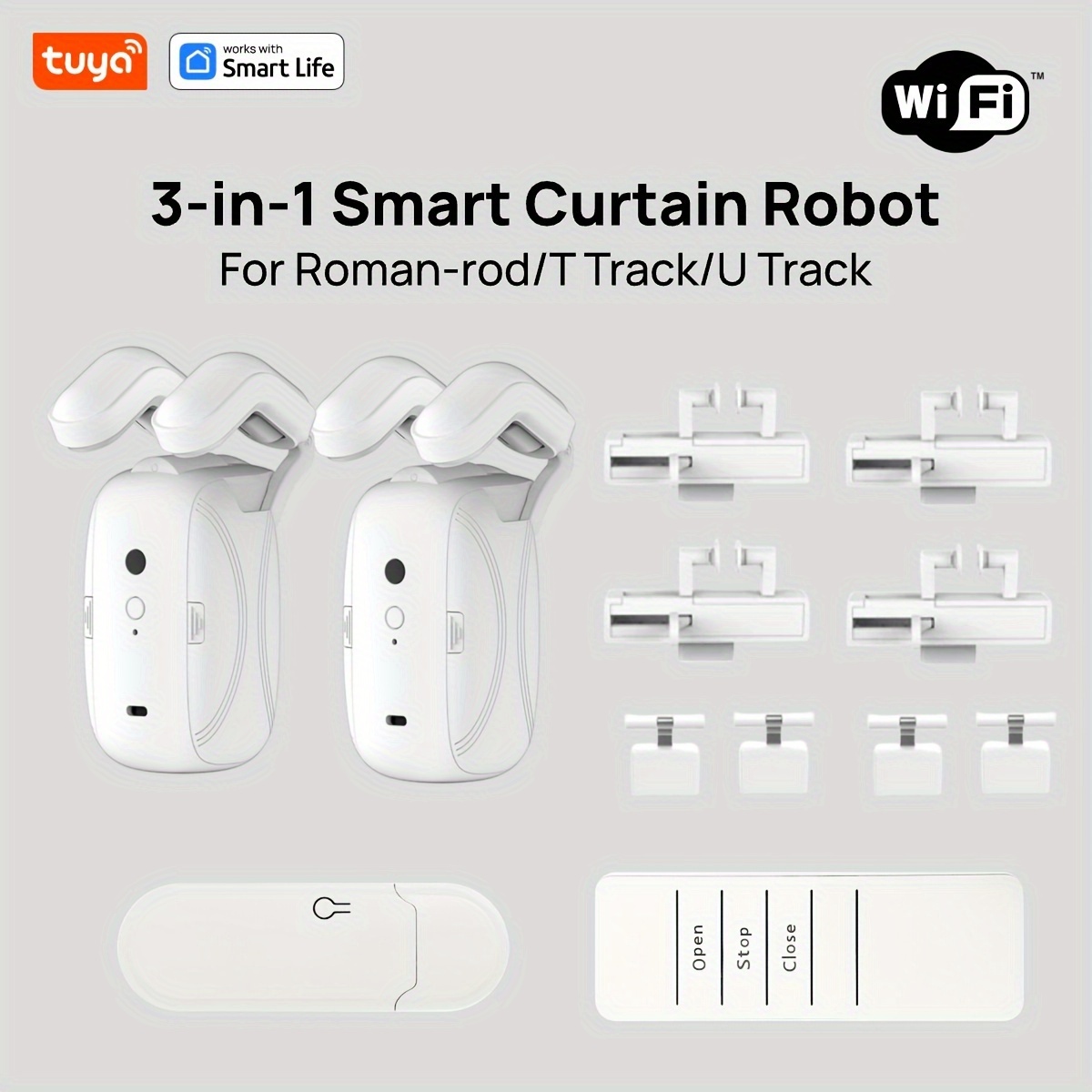 1/2PCS Tuya Smart WiFi Curtain - Smart Home Blinds review and price