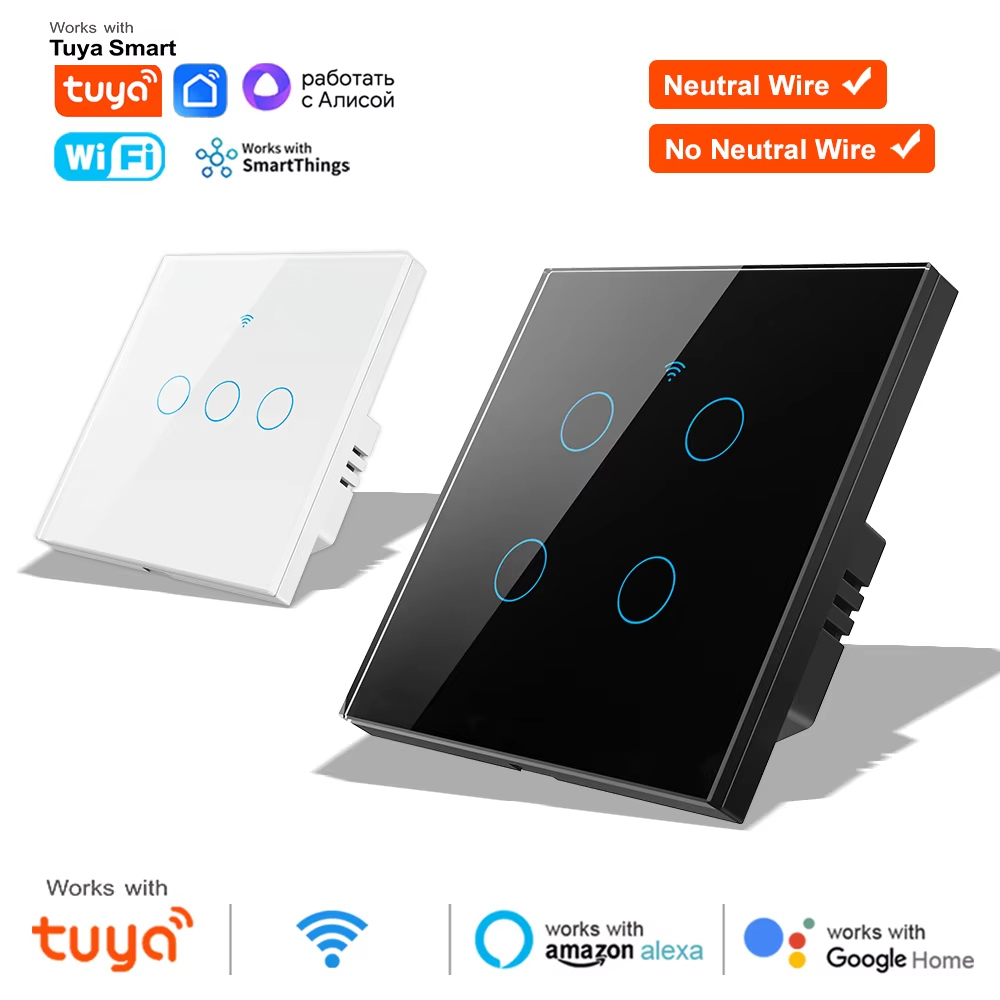 1 2 3 4 Gang WiFi RF 433mhz To - Smart Home Full System review and price