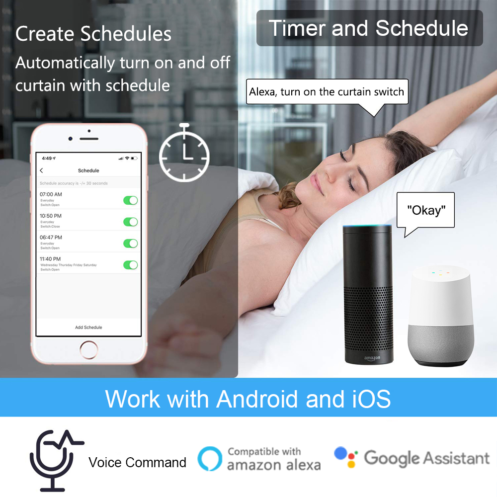 Tuya Smart Life Curtain Switch - Smart Home Blinds review and price