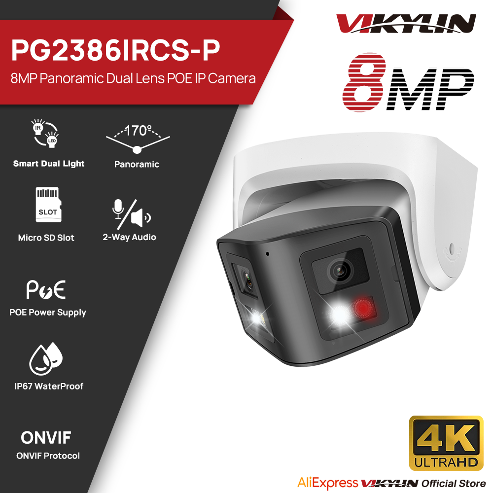 Vikylin 8MP Panoramic Smart Du - Smart Home Hikvision review and price