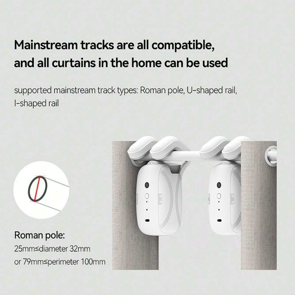 Automatic Curtain Opener Zigbe - Smart Curtain Robot review and price