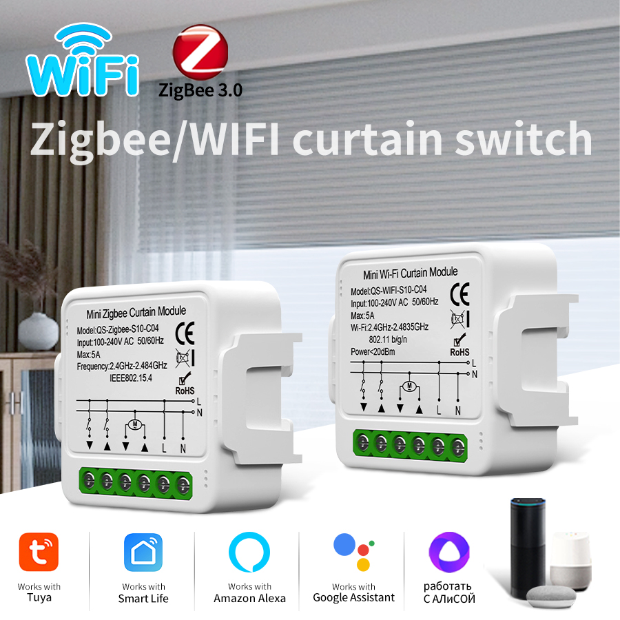 Tuya Smart ZigBee/WiFi Curtain - Smart Home Blinds review and price