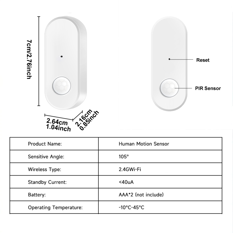 Tuya WiFi PIR Motion Sensor Hu - Smart Home Wiser review and price