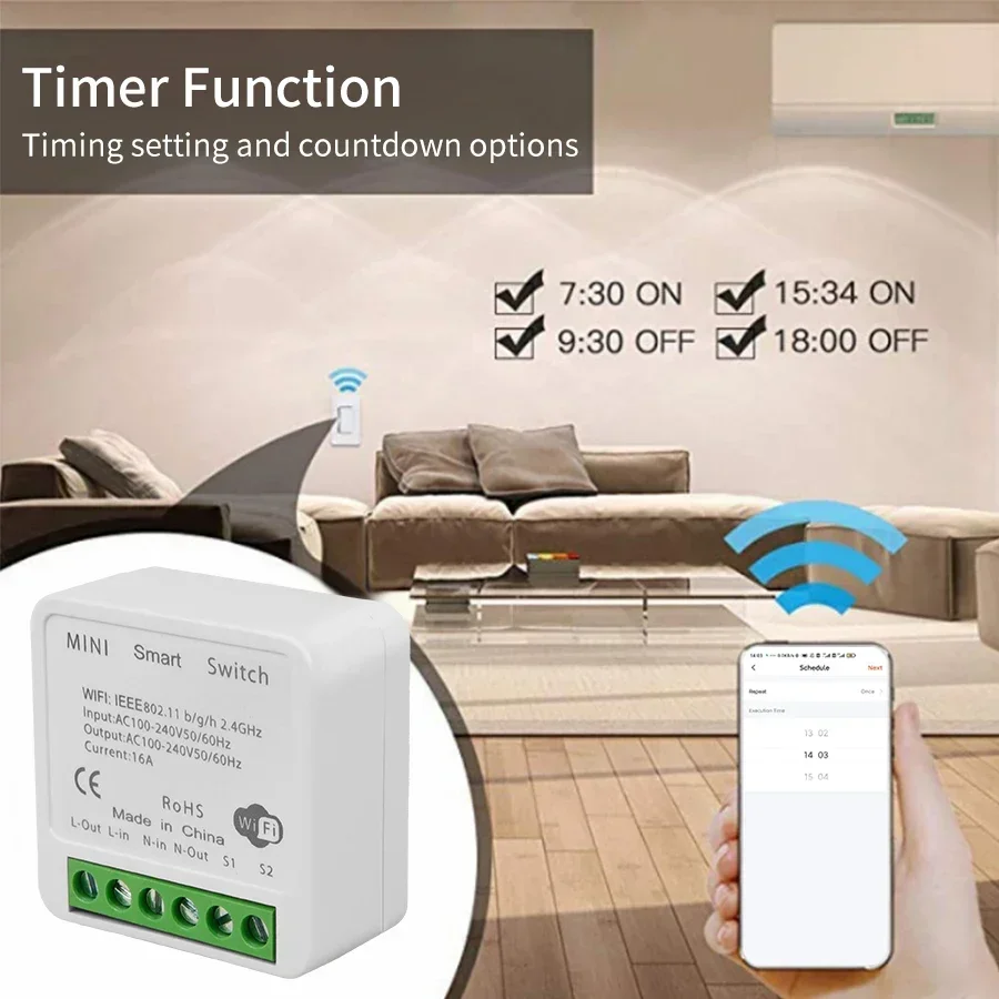 16A 20A Tuya Smart WiFi Switch - Smart Home Life review and price
