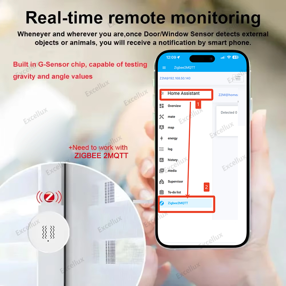 Zigbee 3.0 Smart Vibration Sen - Smart Home Zigbee 3.0 review and price