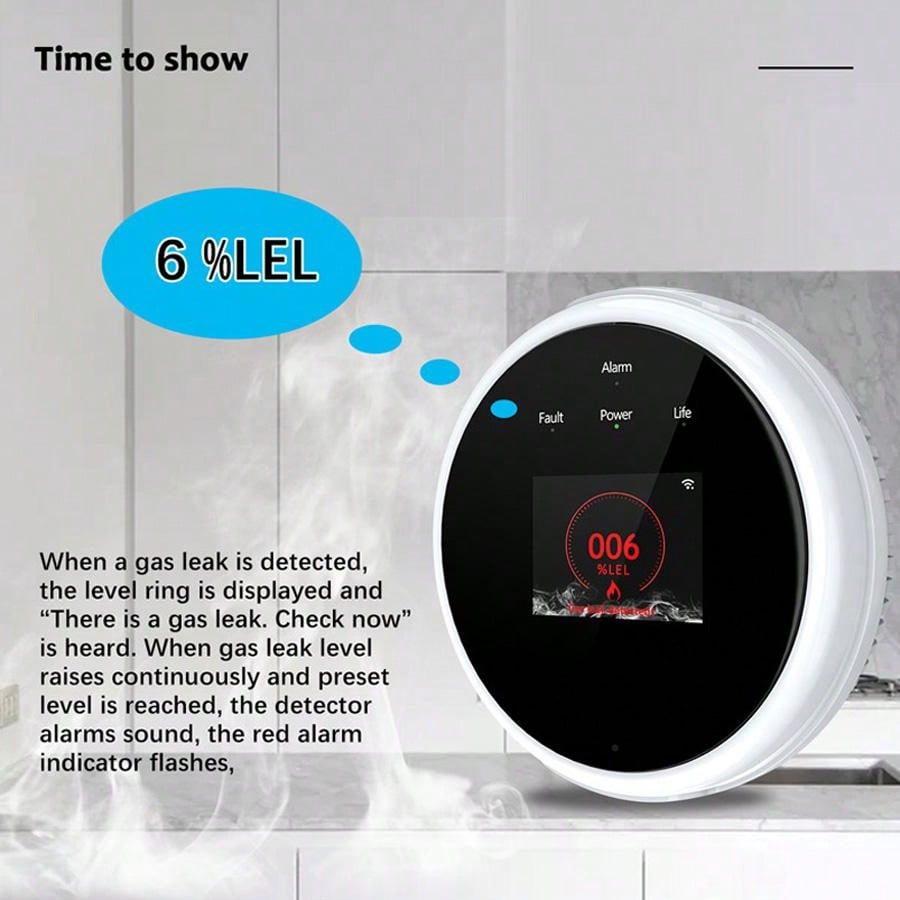 2.4G WiFi Gas Alarm Sensor Com - Smart Home Full System review and price