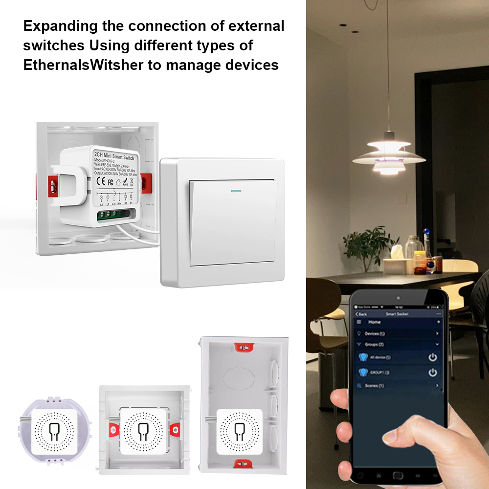 2 Way Tuya Smart Switch 2Gang  - Smart Home Lighting Control review and price
