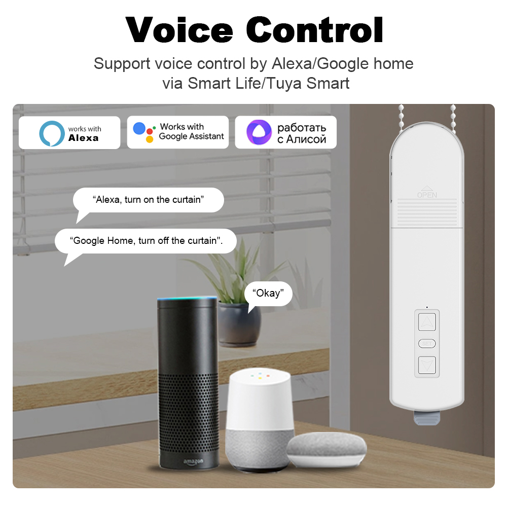 MANHOT WiFi/Zigbee Smart Rolle - Smart Home Blinds review and price