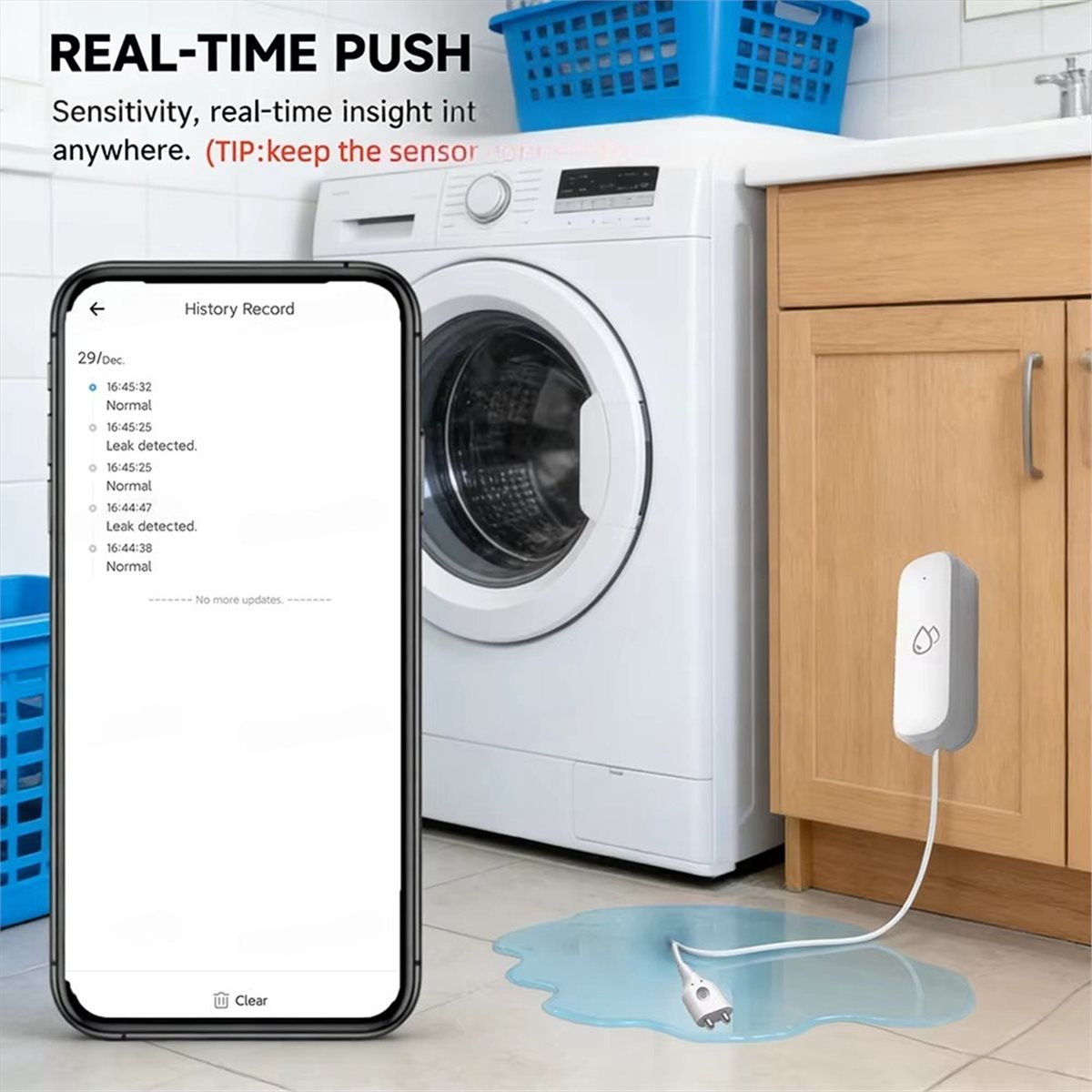 Compatible ZigBee Water Leak S - Smart Home Life review and price