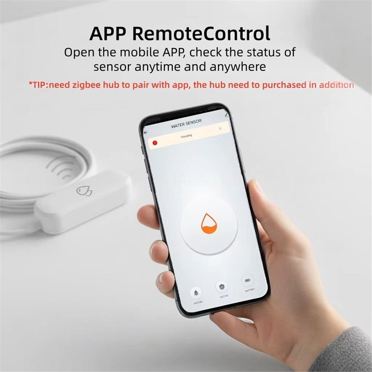 Compatible ZigBee Water Leak S - Smart Home Life review and price