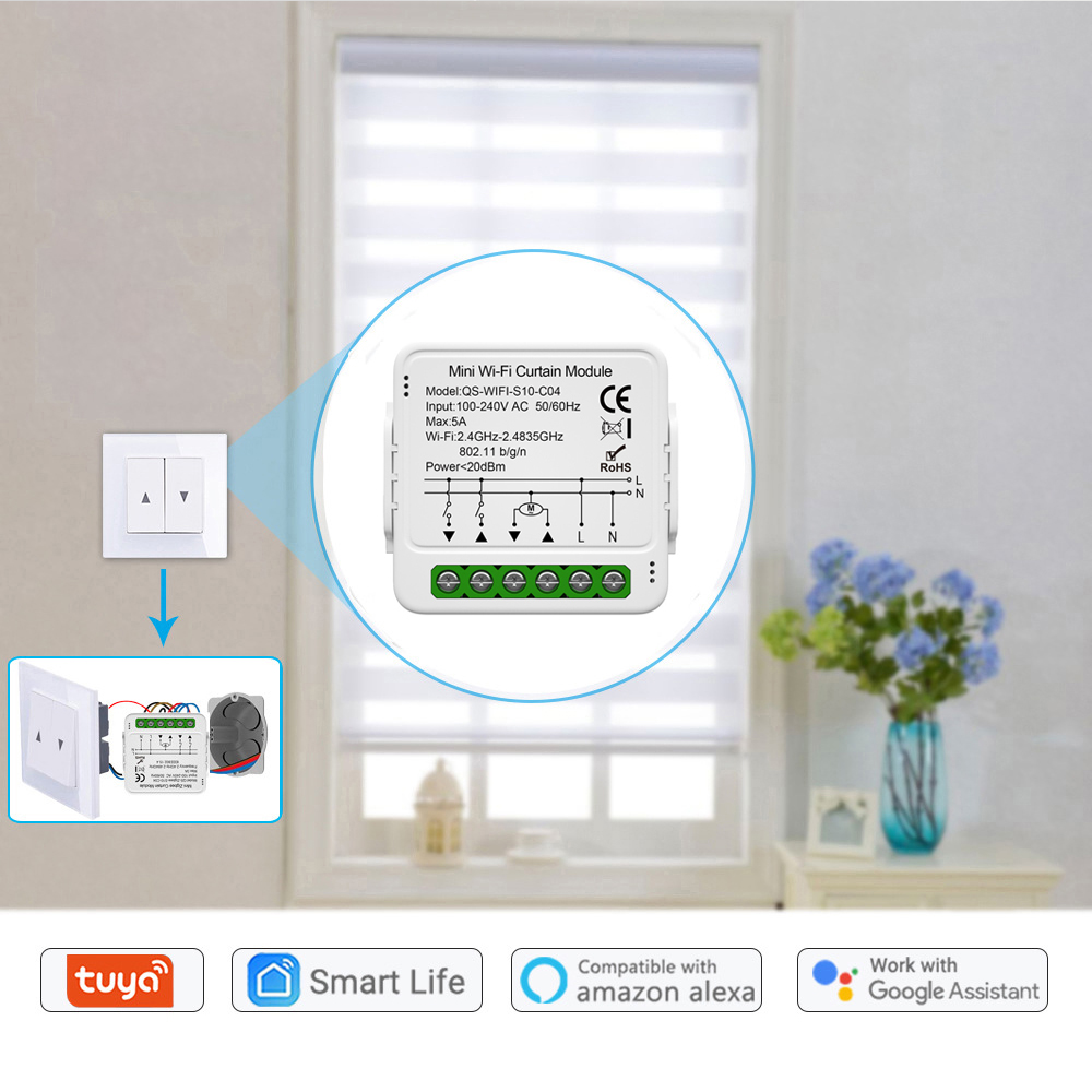 Tuya WiFi Zigbee Smart Curtain - Smart Home Blinds review and price