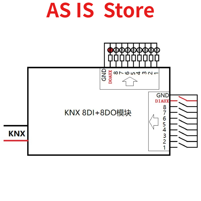 Smart Home KNX I/O Module - 8  - Smart Home Knx review and price
